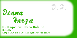 diana harza business card